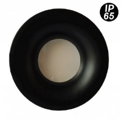 Foco fijo empotrar Negro SPA02 85mm IP65, Ideal para baño